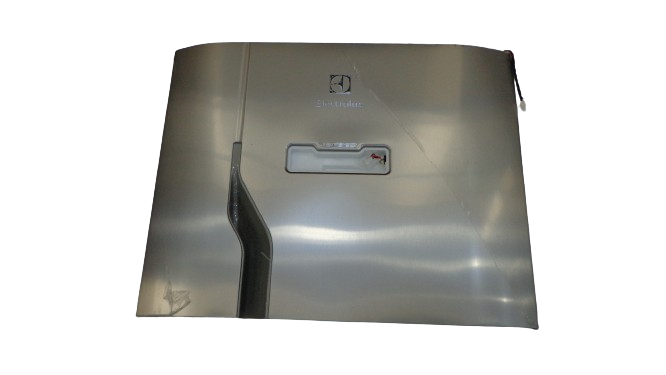 Porta Do Freezer Inox Refrigerador / Geladeira Electrolux Dfx39 70202820 Original ( Apenas a Porta com a Gaxeta )