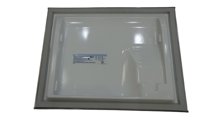 Porta Do Freezer Inox Refrigerador / Geladeira Electrolux Dfx39 70202820 Original ( Apenas a Porta com a Gaxeta )