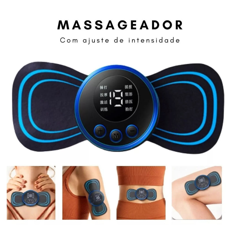 Massageador Elétrico Cervical Eletroterapia Ems Pescoço Perna Lombar Abdômen * PRONTA-ENTREGA *