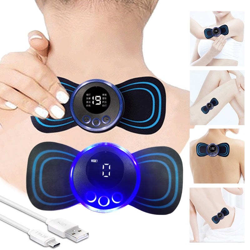 Massageador Elétrico Cervical Eletroterapia Ems Pescoço Perna Lombar Abdômen * PRONTA-ENTREGA *