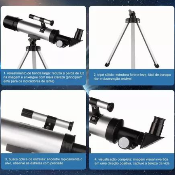 Telescópio Astronômico De Alta Ampliação * PRONTA-ENTREGA *