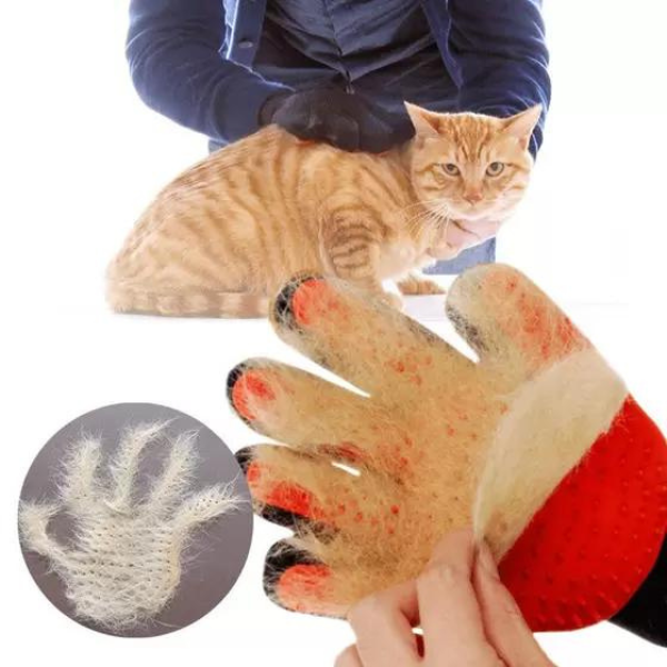 Luva Escova Removedora de Pelos Para Cães Gatos e Pets * PRONTA-ENTREGA *