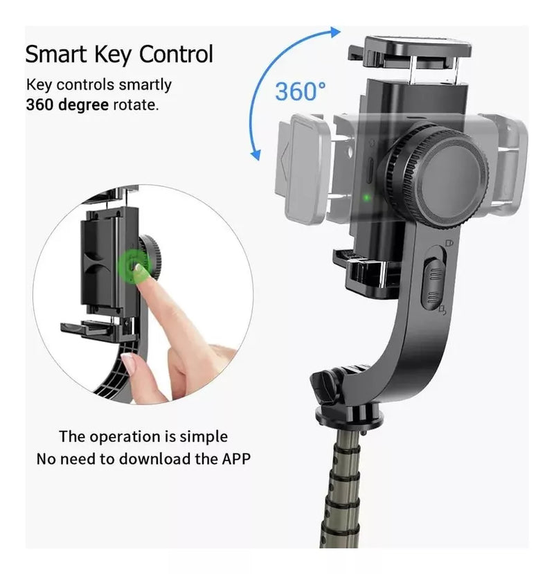 GIMBAL ESTABILIZADOR AUTOMÁTICO PARA CELULAR * PRONTA-ENTREGA *