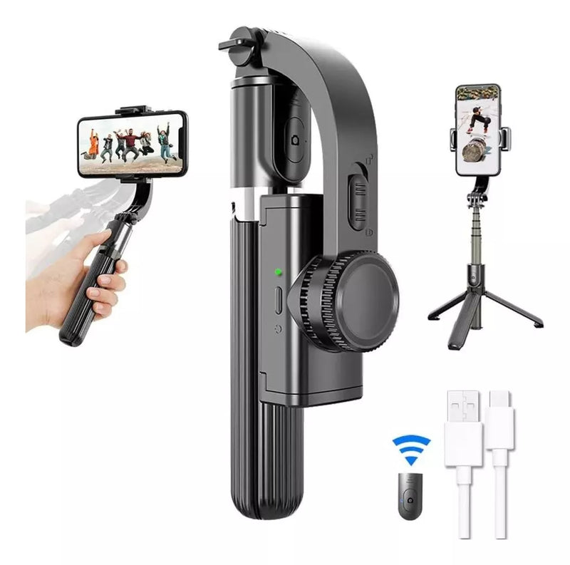 GIMBAL ESTABILIZADOR AUTOMÁTICO PARA CELULAR * PRONTA-ENTREGA *