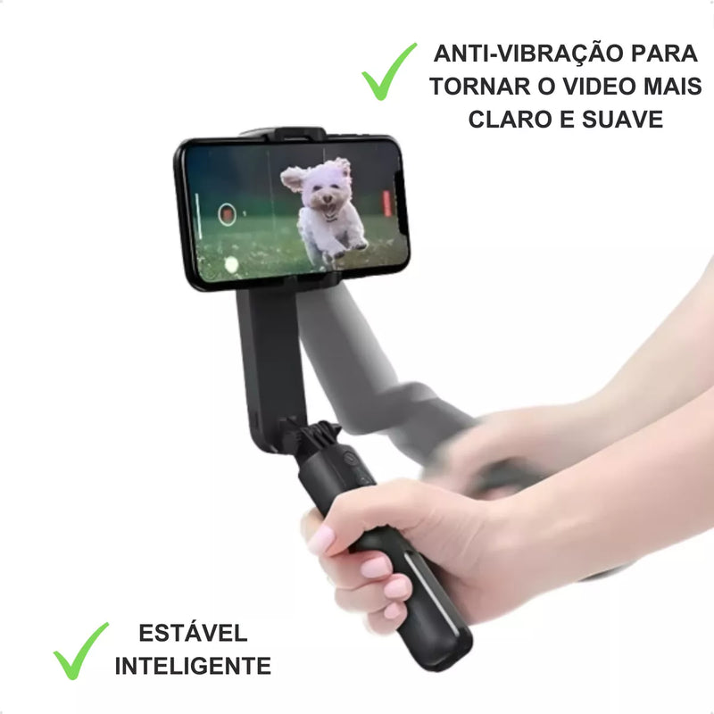 GIMBAL ESTABILIZADOR AUTOMÁTICO PARA CELULAR * PRONTA-ENTREGA *