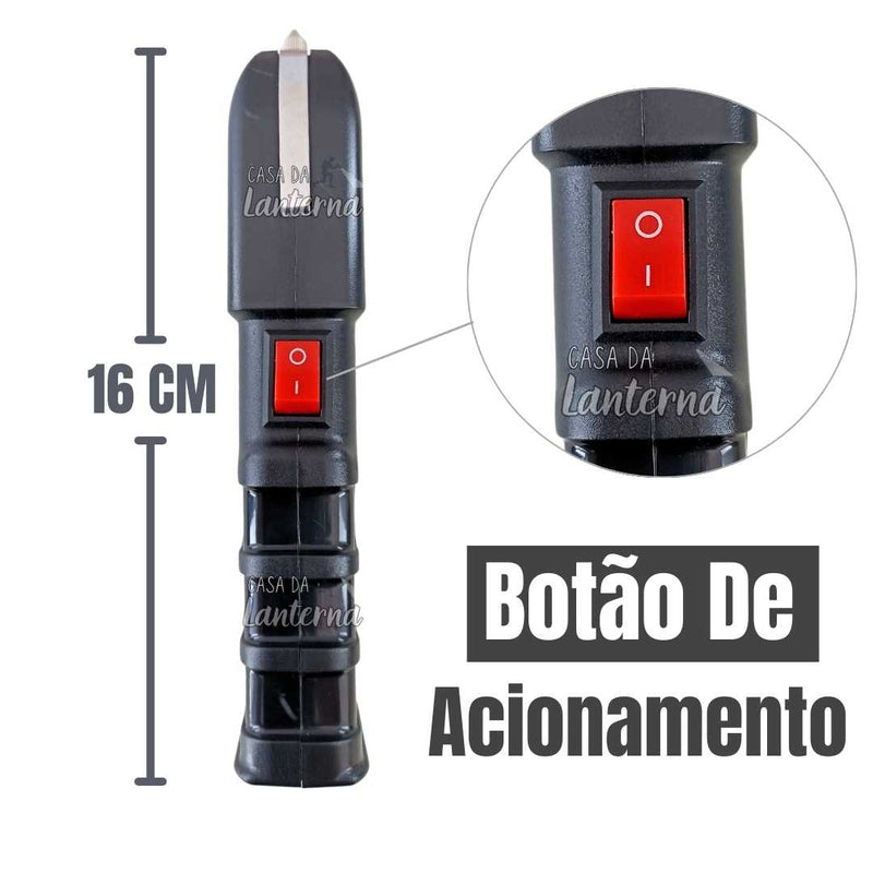 Máquina de Choque Taser 928 Type C/ Lanterna Led (G) * PRONTA-ENTREGA *