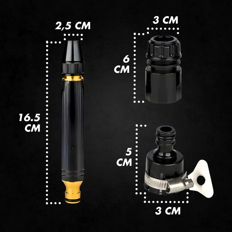 Bico Alta Pressão Jato Mangueira Água Kit 4 Pçs Lava Carro * PRONTA-ENTREGA *