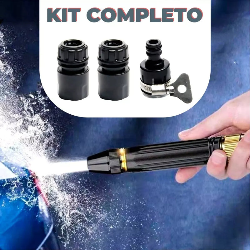 Bico Alta Pressão Jato Mangueira Água Kit 4 Pçs Lava Carro * PRONTA-ENTREGA *