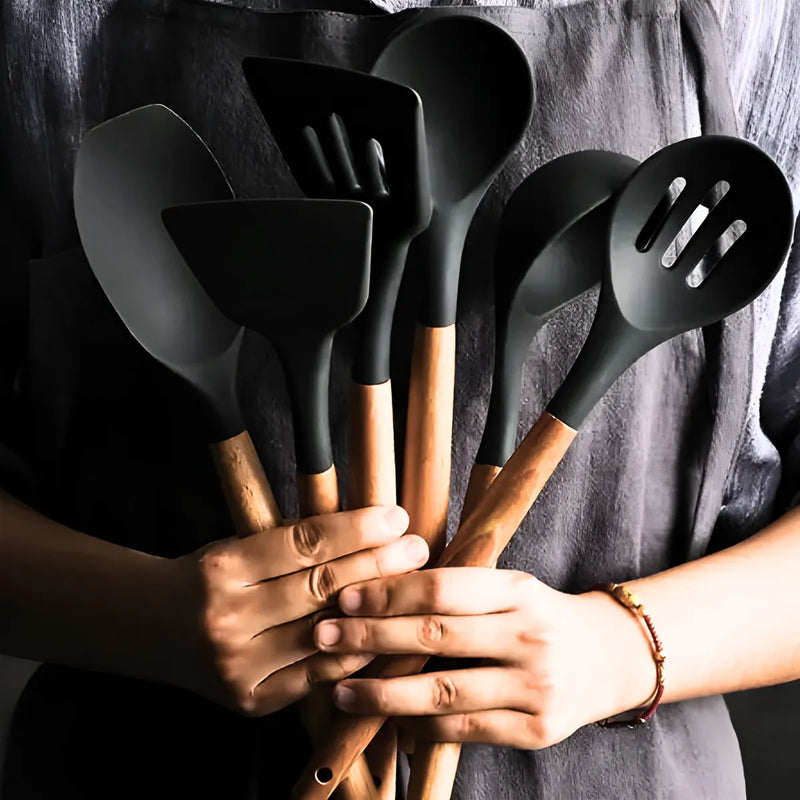 Kit Utensílios de Cozinha Jogo Completo 19 Peças * PRONTA-ENTREGA *