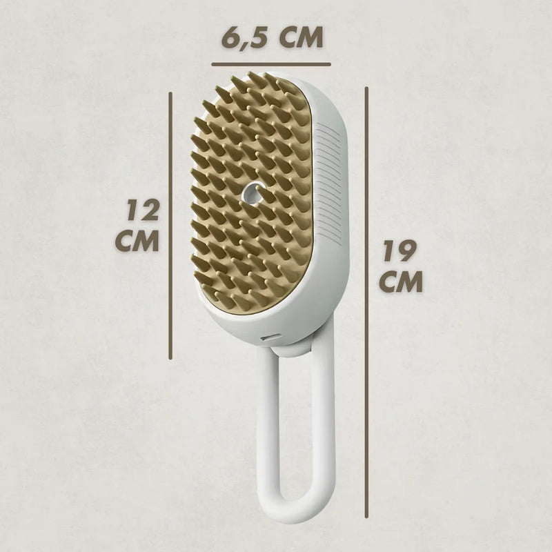 Escova A Vapor Para Pets 3 Em 1 * PRONTA-ENTREGA *