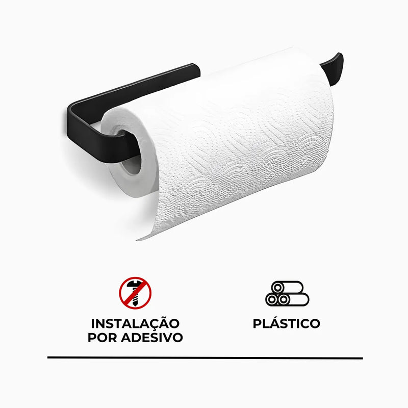 Suporte Multiuso Papel Toalha Com Adesivo Para Parede * PRONTA-ENTREGA *