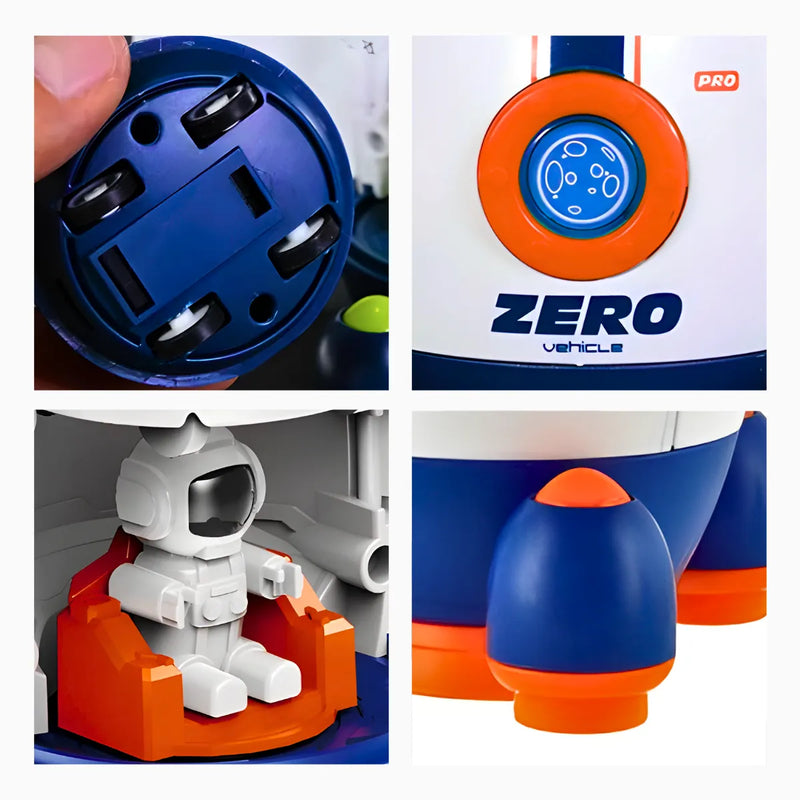 Brinquedo Foguete Espacial Infantil com Astronauta * PRONTA-ENTREGA *