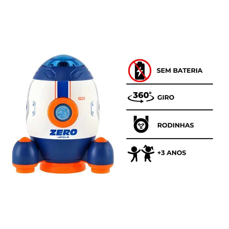 Brinquedo Foguete Espacial Infantil com Astronauta * PRONTA-ENTREGA *