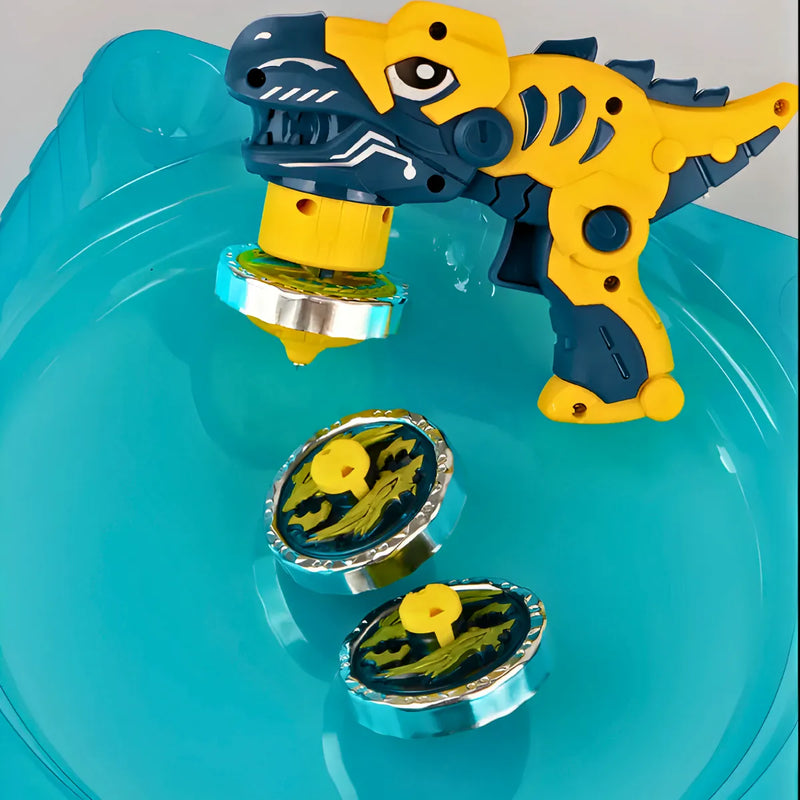 Brinquedo Beyblade Batalha Dinossauro Lançador De Disco * PRONTA-ENTREGA *