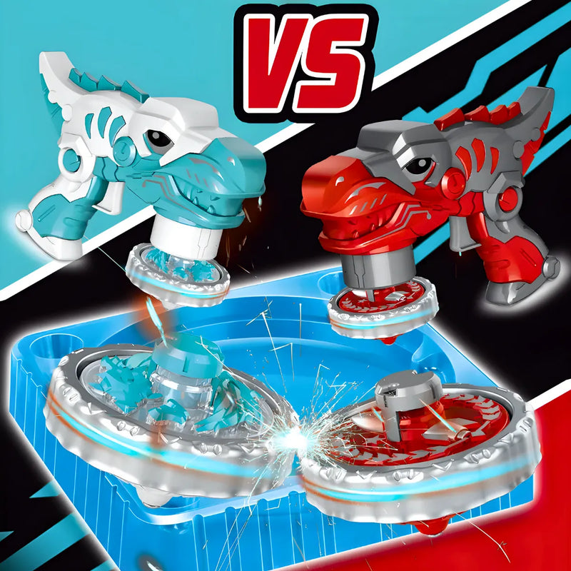 Brinquedo Beyblade Batalha Dinossauro Lançador De Disco * PRONTA-ENTREGA *