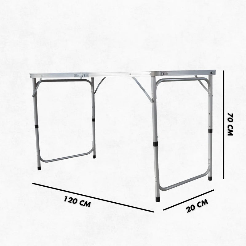 Mesa Dobrável Com Maleta Em Alumínio * PRONTA-ENTREGA *