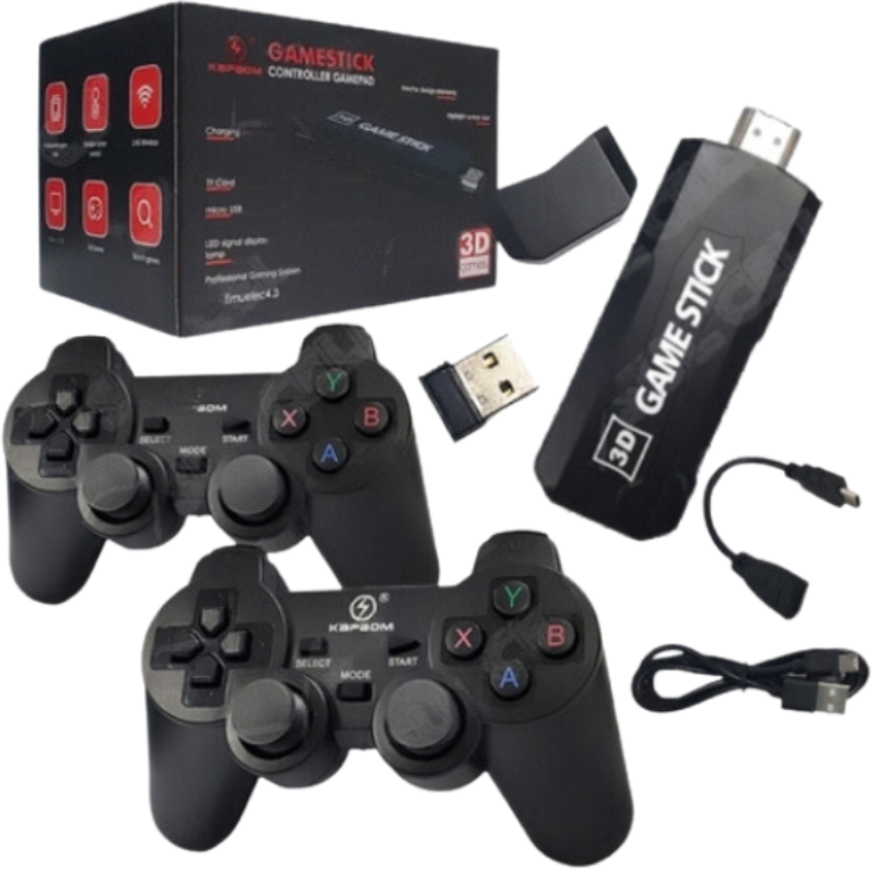 Game Stick GD10 4k 64gb Portátil Retro 2 Controles Sem Fio * PRONTA-ENTREGA *