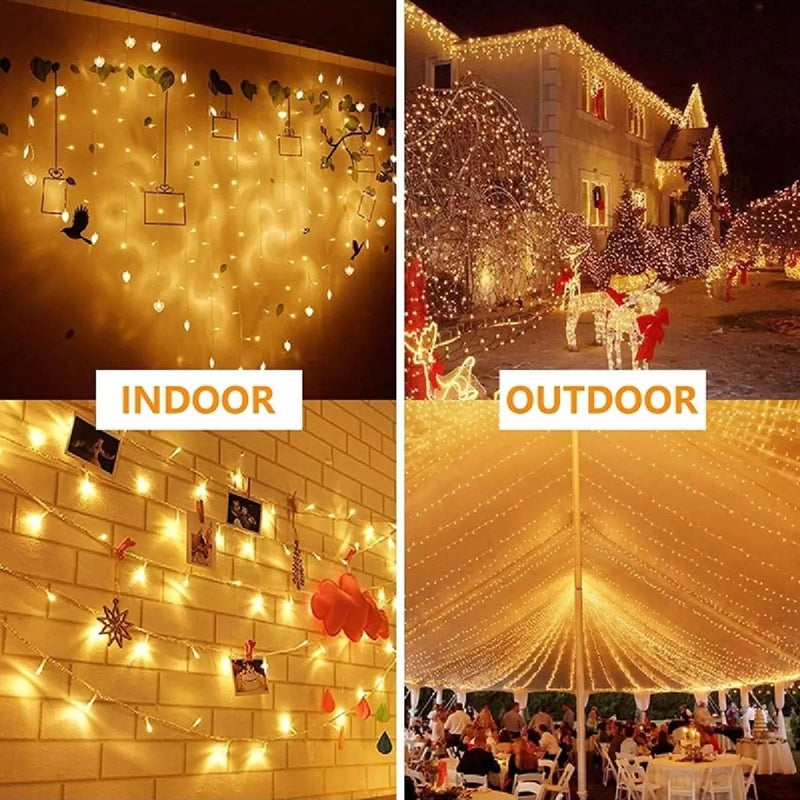 Cortina de Led Decoração com Controle Natal * PRONTA-ENTREGA *