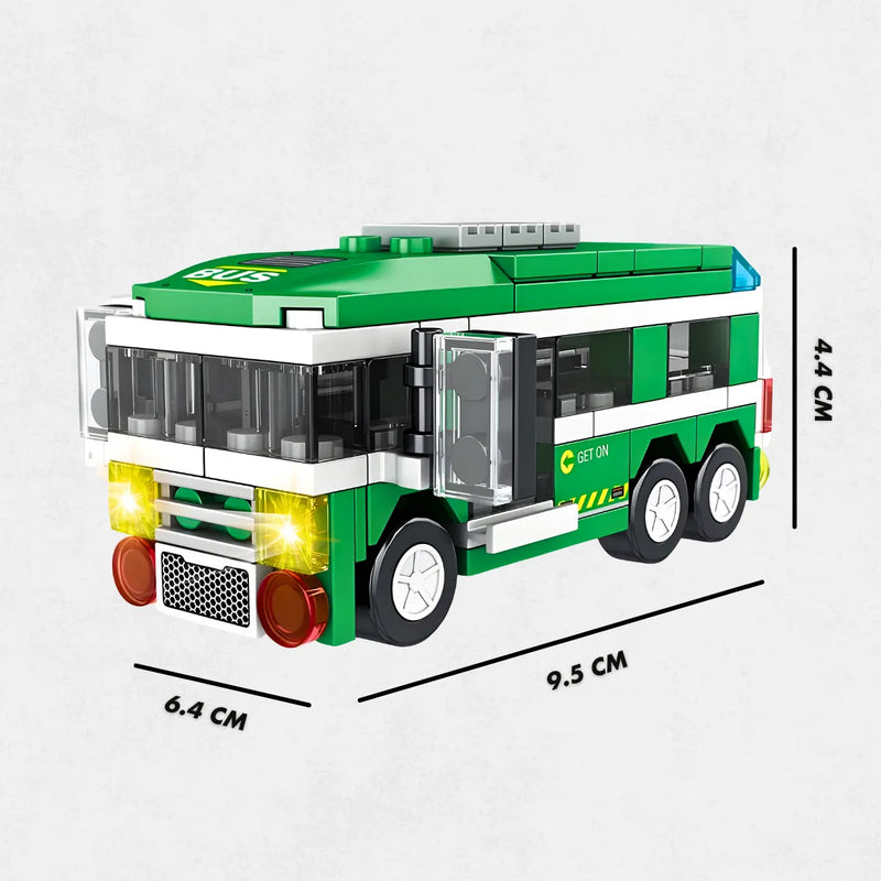 Brinquedo Blocos de Construção Ônibus * PRONTA-ENTREGA *