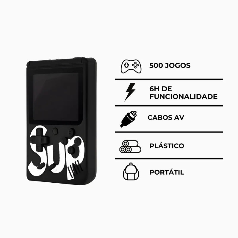 Mini Game Portátil Sup Game Box Plus com 500 jogos * PRONTA-ENTREGA *