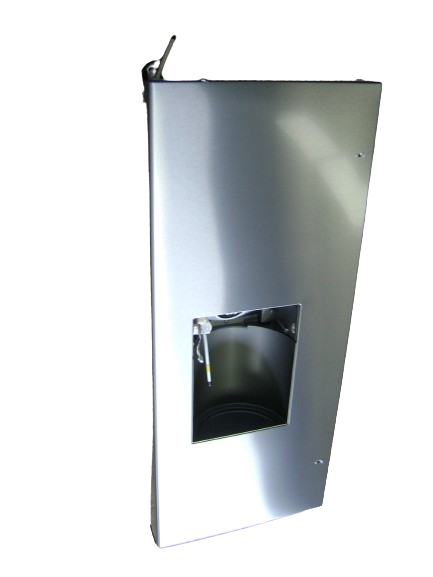 Porta Do Refrigerador Esquerda Inox Geladeira Electrolux Fdi90 FD90X A08611601 3001701920 Original ( Apenas a Porta com a Gaxeta )