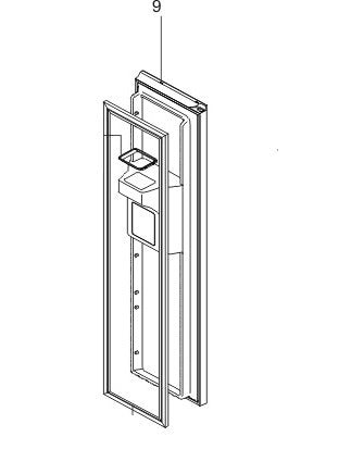 Porta Do Freezer Inox Geladeira Electrolux Ss72X A08429701 30100C0950 Original ( Apenas a Porta com a Gaxeta )