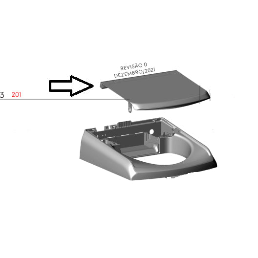 Tampa De Vidro Lavadora Electrolux Leh17 Original Codigo A21031805 A21031805