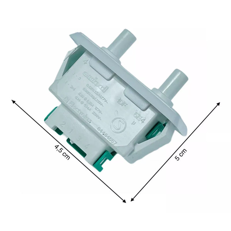 Interruptor Duplo Geladeira Electrolux Varios Modelos Codigo : 64484557 Original