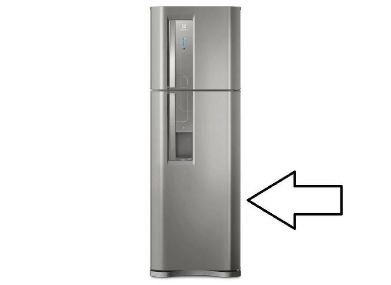 Porta Do Refrigerador Inox Electrolux Tw42S A15049203 Original ( Apenas a Porta com a Gaxeta )