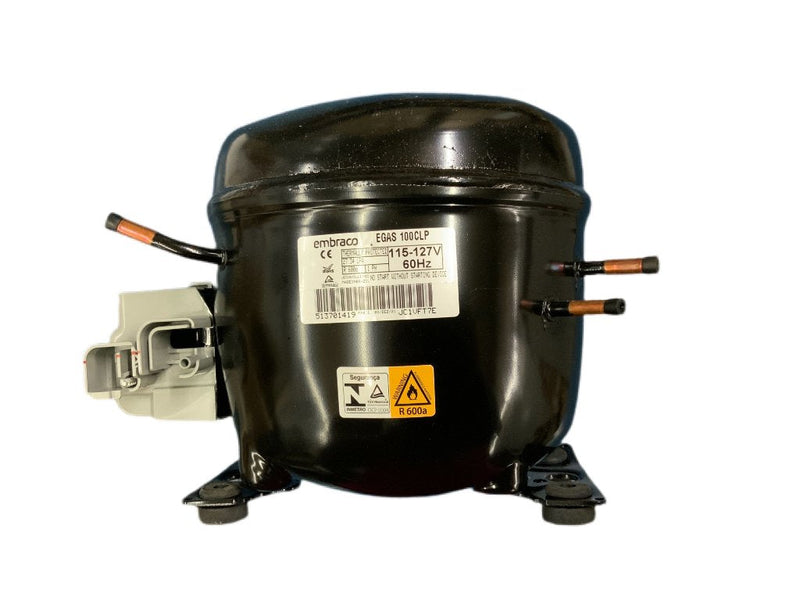 Compressor Embraco Egas100Clp 127V/60Hz R600A P/ Refrigerador/Freezer Electrolux Código: A18080601 Original