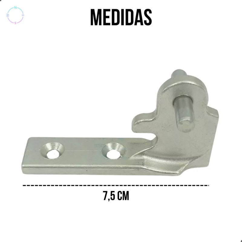 Dobradiça Intermediaria Para Geladeira Electrolux e Continental Vários Modelos 65158599 Original